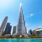 Dubai Frame and Burj Khalifa
